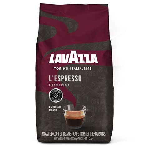 Lavazza Gran Crema Medium Blend Coffee Beans 1 Kg 22 Lbs 1000gr
