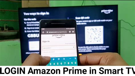 How To Sign In Amazon Prime Account With Smart Tv Youtube