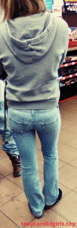 Sexycandidgirlstop Nice Candid Ass In Jeans Supermarket Creepshot