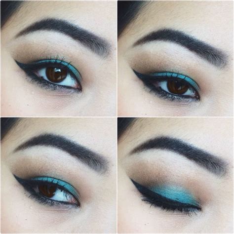 Makeup For Asian Eyes Brown And Teal Teal Or Any Blue Color Shadows Will Make Brown Eyes Pop