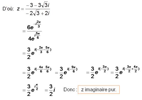 Complexes Forme Exponentielle Cours Maths Terminale Tout Savoir