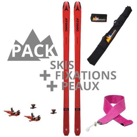 Pack Ski De Rando Course Backland Ultimate Ul 65 Rouge 161 Atomic 2022
