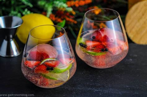 Put a lime in it. Strawberry Limeade Gin and Tonic Cocktail - Gastronom ...