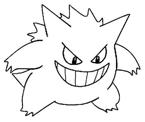 Pokemon Coloring Pages Haunter Coloring Pages Ideas