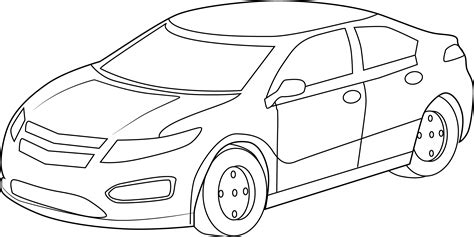 Car Images Clip Art Black And White Images Poster