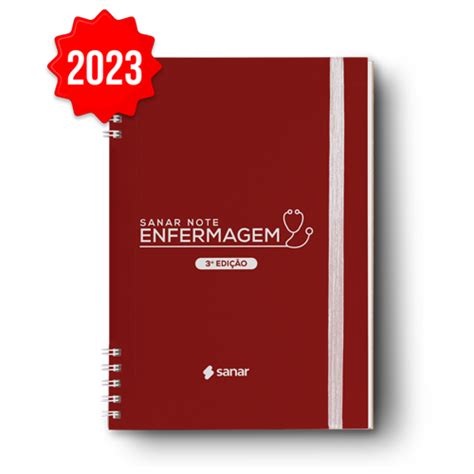 Sanar Note Enfermagem 3ª Edição 2023 Livro Guia De Bolso Enfermagem