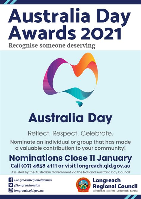 2021 Australia Day Award Nominations Open Longreach Regional Council