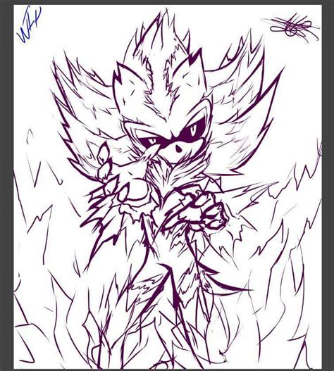 Mephiles the Dark - line art. | Sonic the Hedgehog! Amino