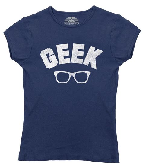 Womens Team Geek T Shirt Juniors Fit Nerdy Shirts Nerd Tees Geek
