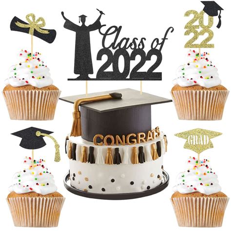 Buy Cake Topper Graduation13 Pcs Cupcake Toppers Setcongratulations