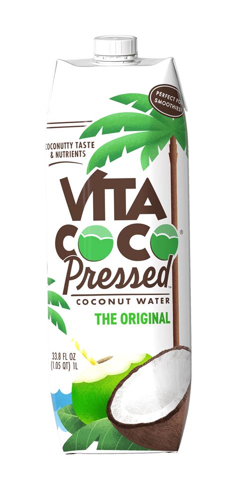 Vita Coco Pressed Coconut Water Nutrients Electrolytes Rich Original Fl Oz Tetra