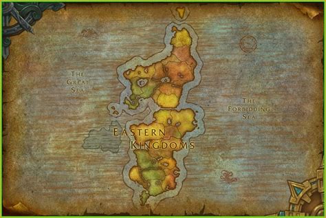 Classic Wow Eastern Kingdoms Map Map Resume Examples