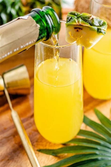 Alcoholic Drinks Best Hawaiian Mimosa Recipe Easy And Simple