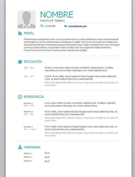 Curriculum Vitae Para Editar Curriculum Vitae