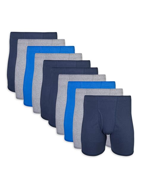 Gildan Adult Men S Boxer Briefs With Covered Waistband Pack Sizes