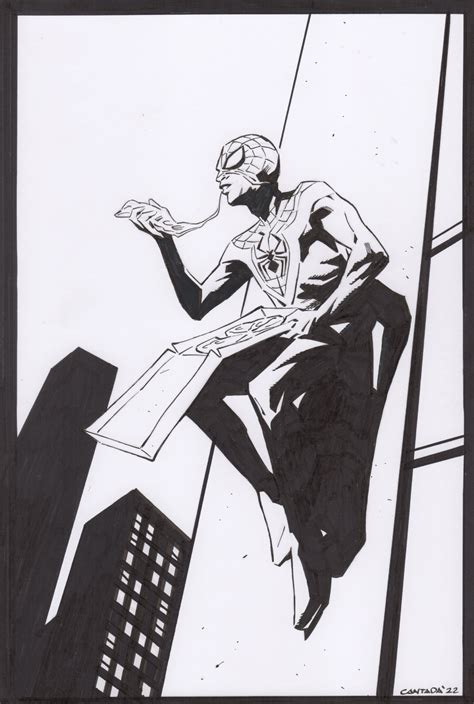Miles Morales Spider Man Pizza Time By Elmer Cantada In Marcus Wais