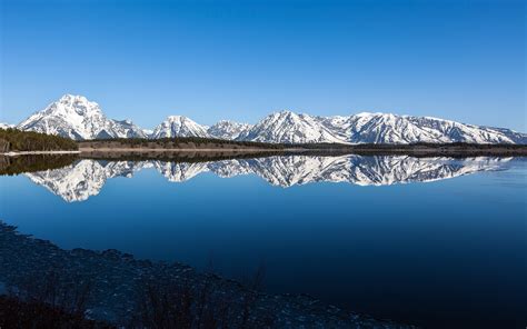 3840x2400 Calm Lakes Landscapes Mountains Nature Reflections Snow