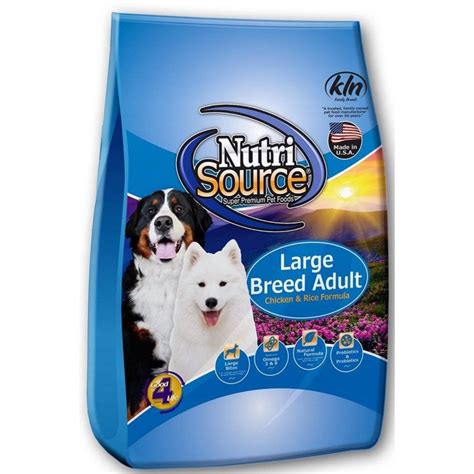 Nutrisource Large Breed Puppy Chicken And Rice Dry Dog Food Koch Farm