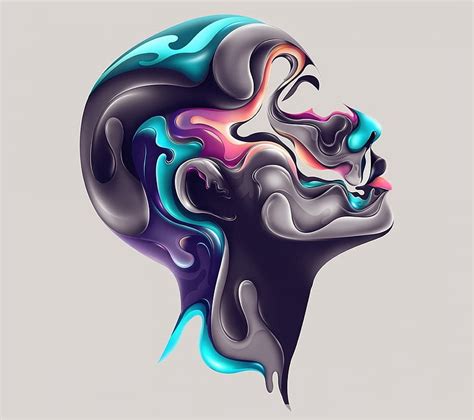 Face Art Abstract Face Painting Profile Hd Wallpaper Peakpx
