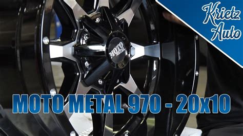 Overview Of The Moto Metal 970 20x10│ Krietz Auto Youtube