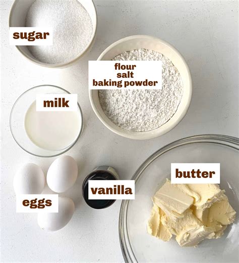 Easy Basic Vanilla Butter Cake Vintage Kitchen