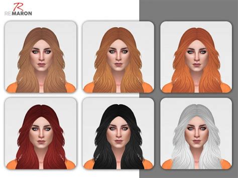 Sims 4 Hairs ~ The Sims Resource Anto S Honey Hair Retextured By Remaron