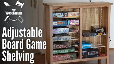 Adjustable Board Game Storage Box Usurper Woodworking