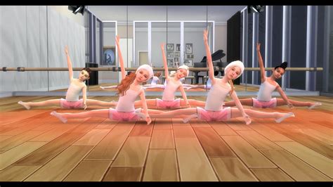 The Girls Practice Dance Moms Sims 4 Youtube
