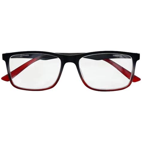 Magnifeye Red Square Ombre 2 0 Reading Glasses 85724 14 2 The Home Depot