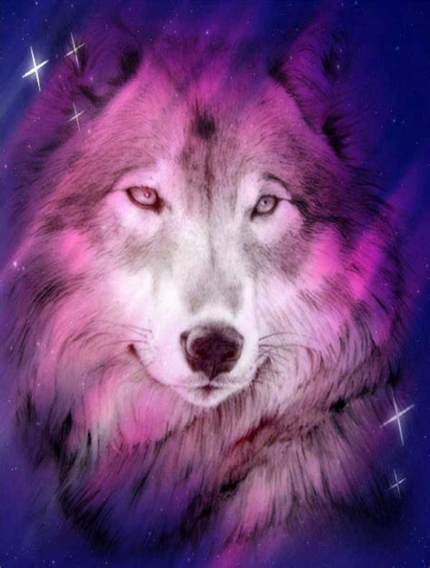 Anshin by nukerooster on deviantart. Purple Wolf | Mystical wolf, Wolf artwork, Wolf spirit