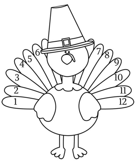Turkey Color Page Thanksgiving Art Free Thanksgiving Coloring Pages