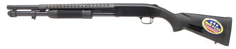 Mossberg 590 12 Gauge Military Style Riot Shotgun Has A Heat Shield