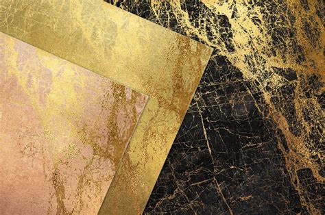 Gold Marble Digital Paper