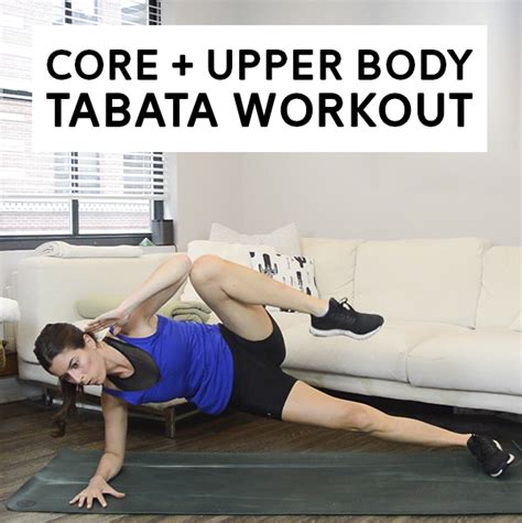 12 Minute Bodyweight Tabata Superset Workout Core Upper Body