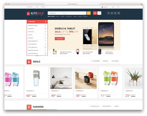 32 eCommerce Website Templates For Top Online Stores 2019 - Colorlib