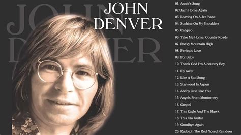 John Denver Greatest Hits Album💕john Denver Best Songs Playlist Youtube