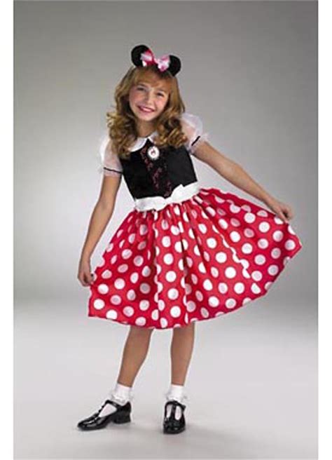 Minnie Mouse Girls Child Halloween Costume One Size 3t 4t