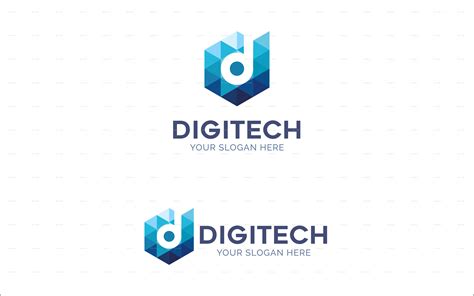 Digital Technology Company Creative Logo Template By Newflix Graphicriver