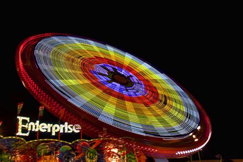 The Enterprise Amusement Park Ride Photograph By Deb Fruscella Pixels