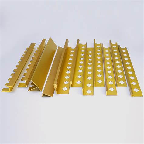 Custom Wholesale Metal Ceramic Tile Edge Trim Brass China Tile Edge