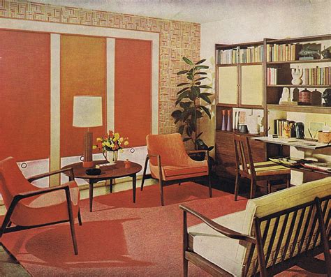 Better Homes And Gardens 1962 Mid Century Modern Interiors Mid