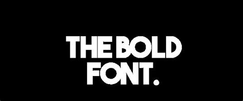 The Bold Font Fontm
