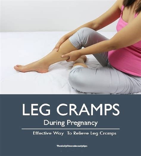 How To Relieve Leg Cramps During Pregnancy