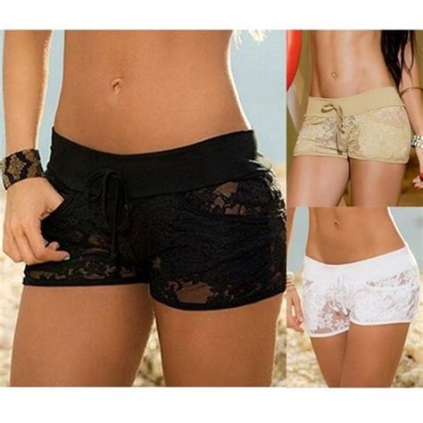 1pcs Hot Fashion Summer Women Sexy Lace Sheer Floral Hollow Casual Mid