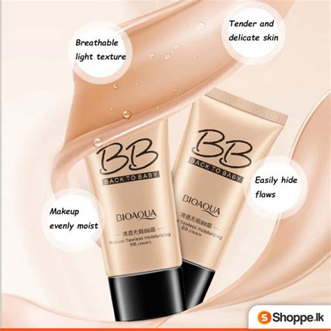Bioaqua cream helps to improve skin texture and now my skin looks flawless and smooth. BIOAQUA Concealer Whitening BB cream | SHOPPE.LK