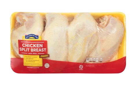 Hill Country Fare Bone In Split Chicken Breasts Value Pack Shop