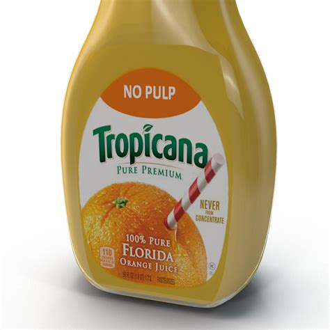 Tropicana Orange Juice Bottle 3d Model 39 Max 3ds C4d Ma Obj