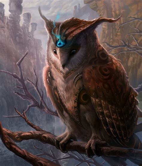 Mystical Owl By Jubjubjedi On Deviantart