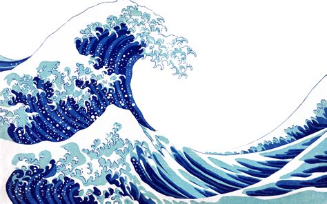 Kanagawa wave marine decal - TenStickers gambar png
