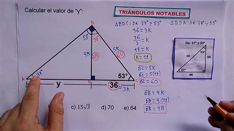 15 Triangulo Notable De 37° Y 53° Triángulos Rectángulos Notables